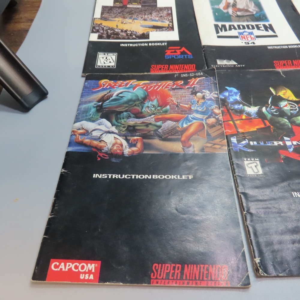 Lot Of 6 Super‎ Nintendo SNES Instructions Manual Booklets - Picture 2 of 8
